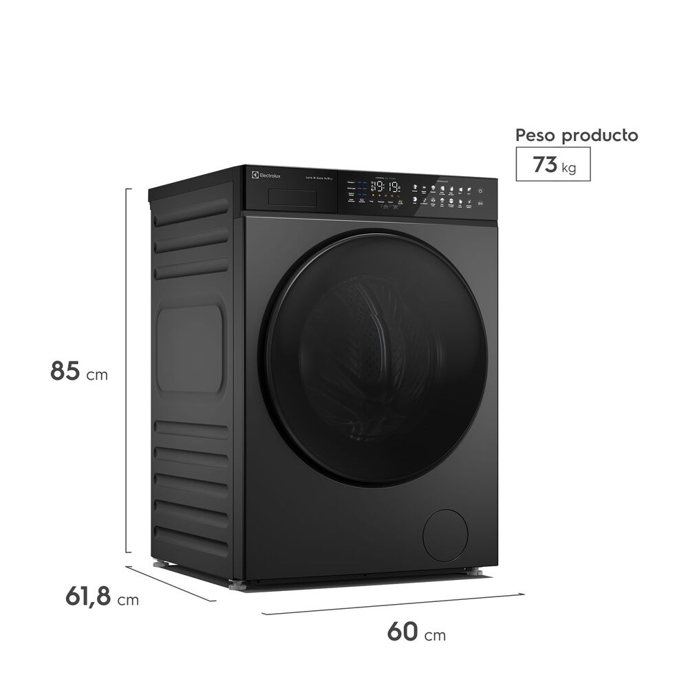 Lavadora Secadora 14/8 Kg Carga Frontal Inverter Eflwd12o image number 2.0