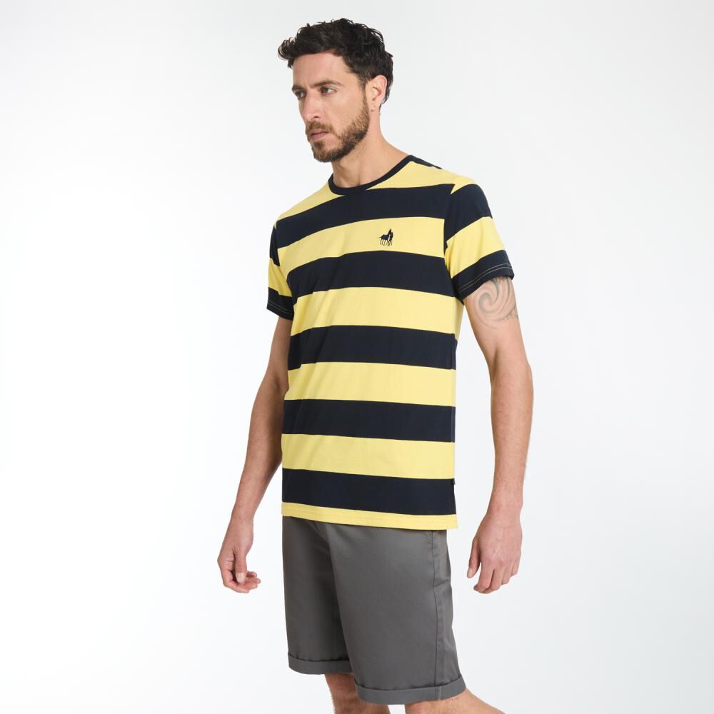 Polera Regular Manga Corta Cuello Redondo Hombre The King's Polo Club image number 2.0