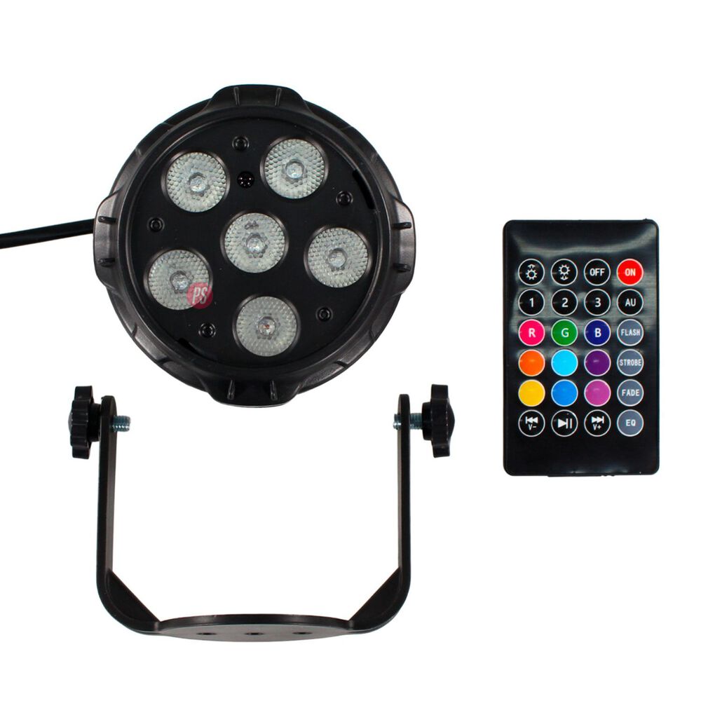 Foco Par Led Rgb Con Parlante Bluetooth 10w + Control - Ps image number 2.0