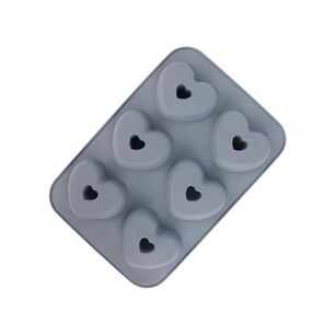 Molde De Silicona 26x18cm Para Hornear Con Figura De Coraz&oacute;n