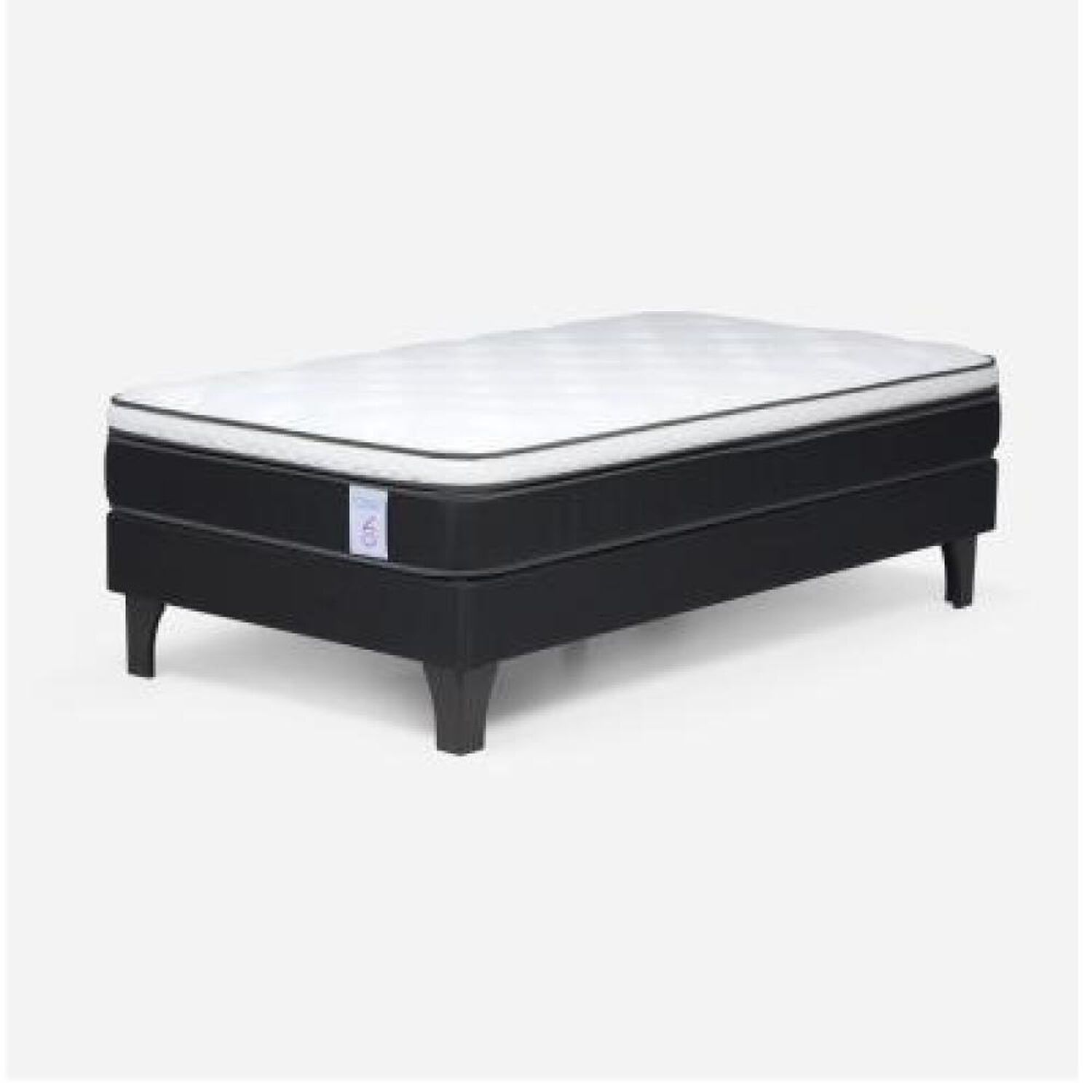 Cama Europea Rosen New Style / 1 Plaza / Base Normal + Respaldo image number 14.0