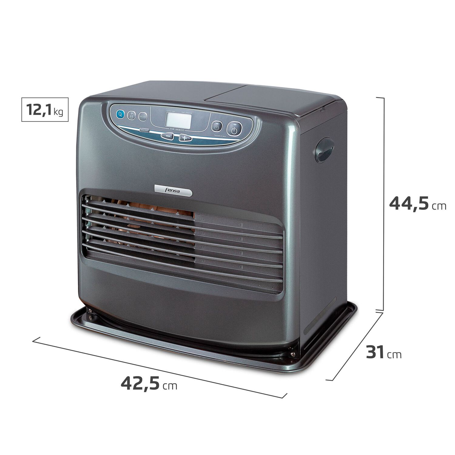Estufa Parafina L&aacute;ser Fensa 9 Litros 4,65kw Eco Fhk 990 image number 5.0