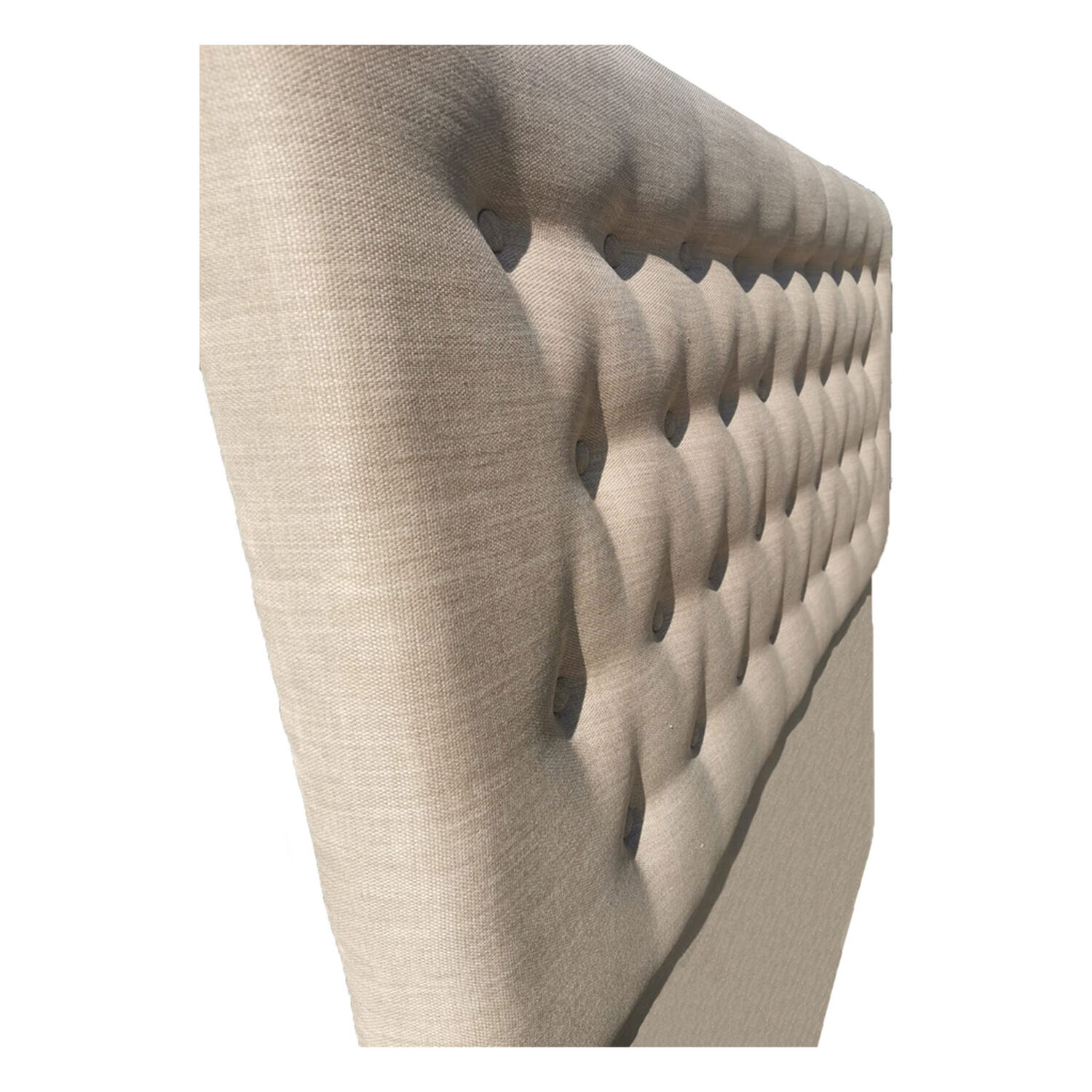 Respaldo Hvm 2p Botone Beige Lino Piso image number 1.0