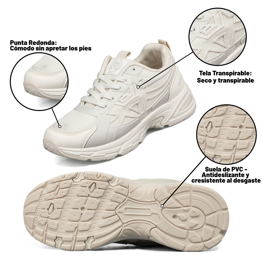 Zapatilla Casual Mujer Urbana Deportiva Comodo Weide Tfa303 image number 6.0