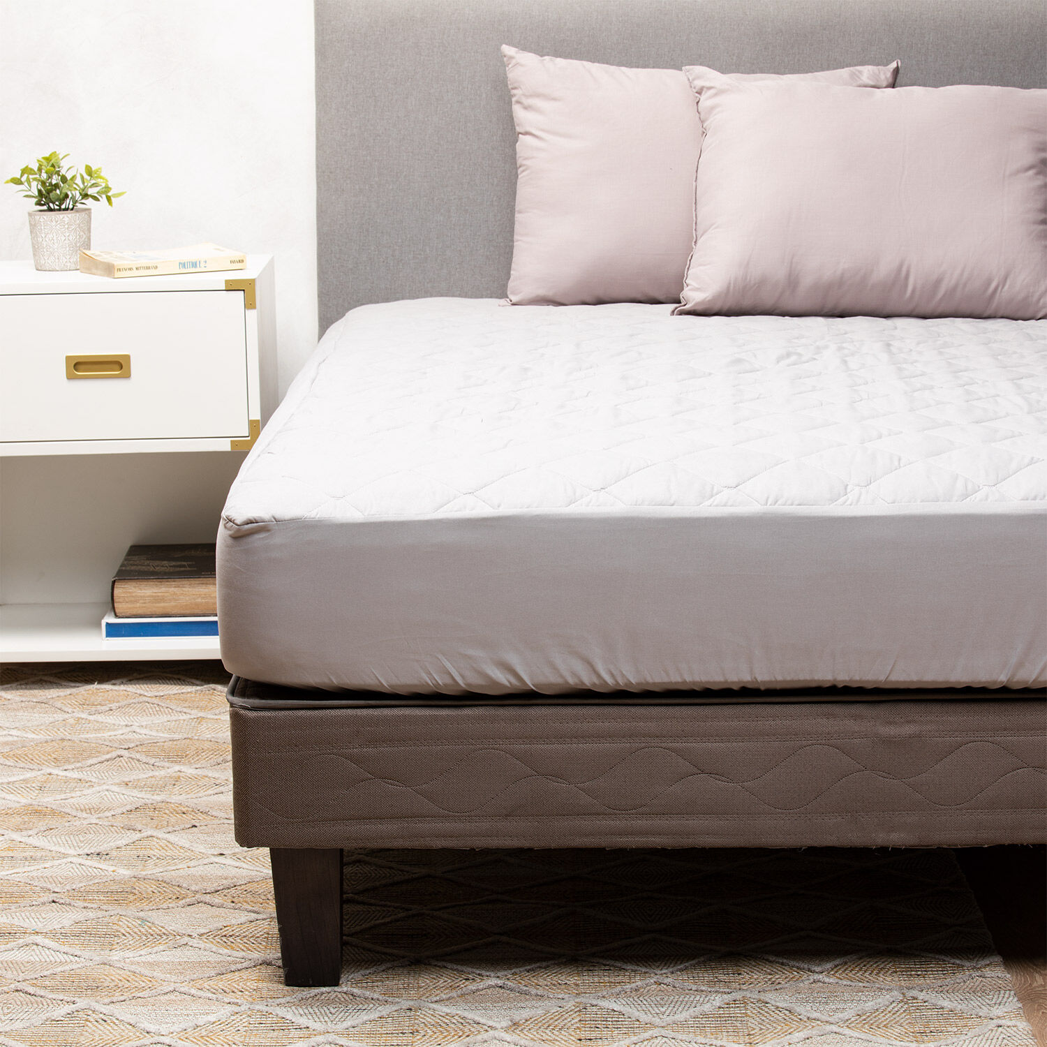 Pack 2 Almohadas Arthome Color Gris 50 X 70 Cm 144 Hilos image number 1.0