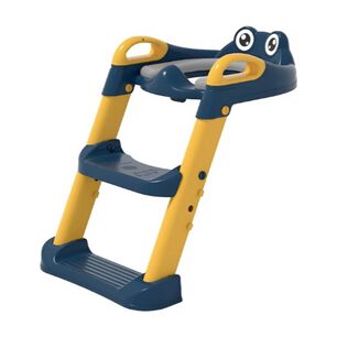 Escalera Para Ni&ntilde;os Para Inodoro Asiento Entrenador Ba&ntilde;o Color Azul