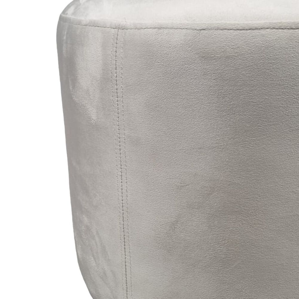 Pouf Redondo Felpa Crudo image number 2.0