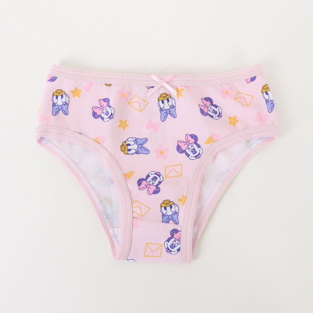 Tripack Calz&oacute;n Ni&ntilde;a Rosado Full Print Minnie & Daisy Disney image number 5.0