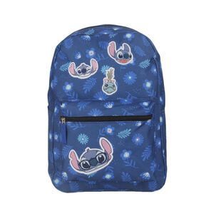 Mochila Juvenil Stitch Parches (3 Diseños)