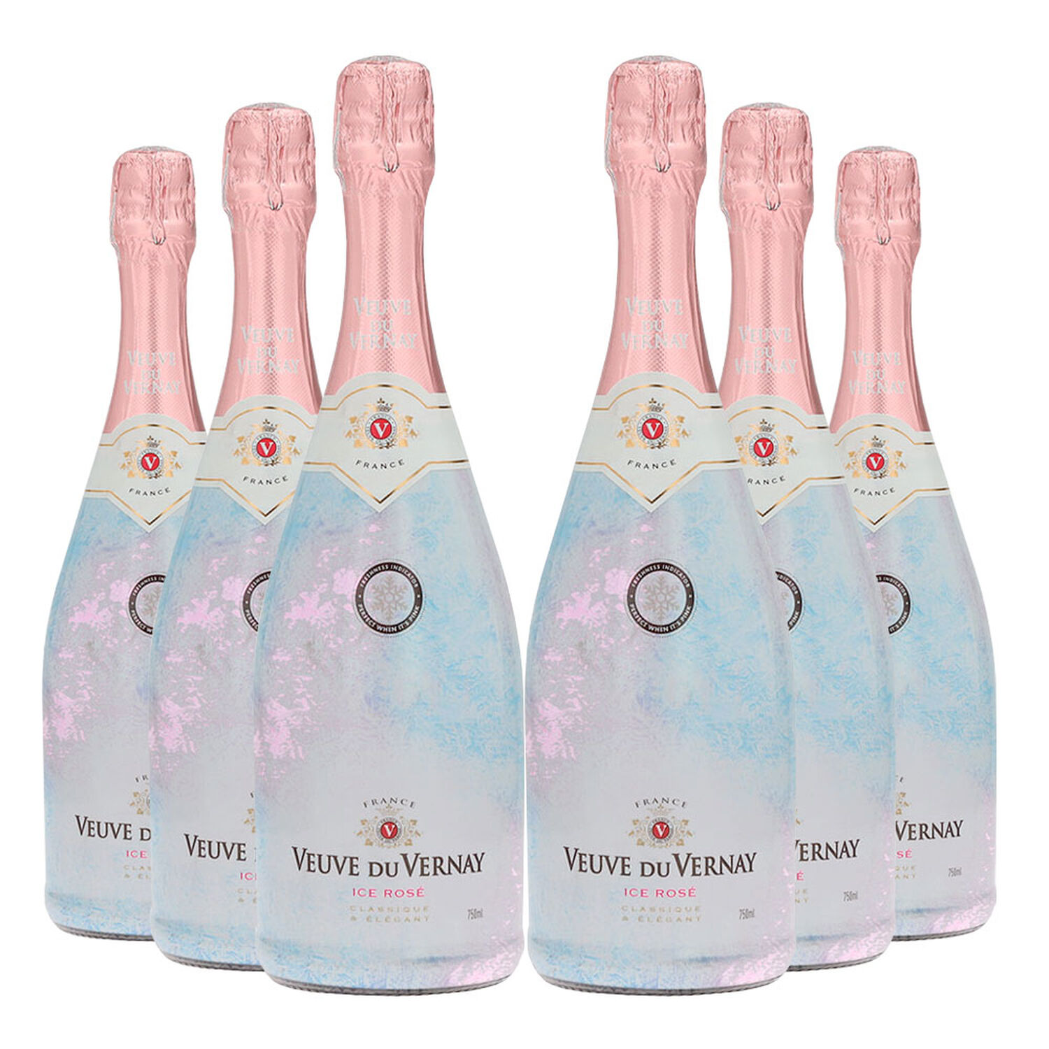 6 Espumante Veuve Du Vernay Ice Rose image number 0.0