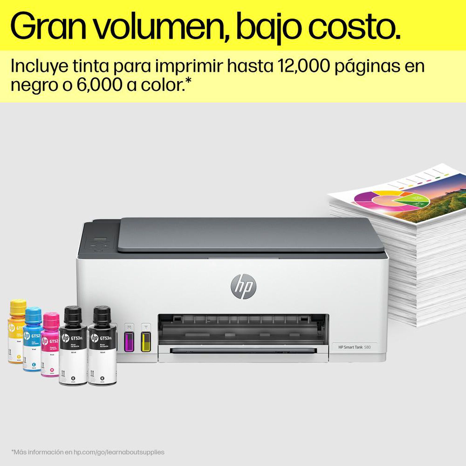 Impresora Multifuncional HP Smart Tank 580 image number 6.0