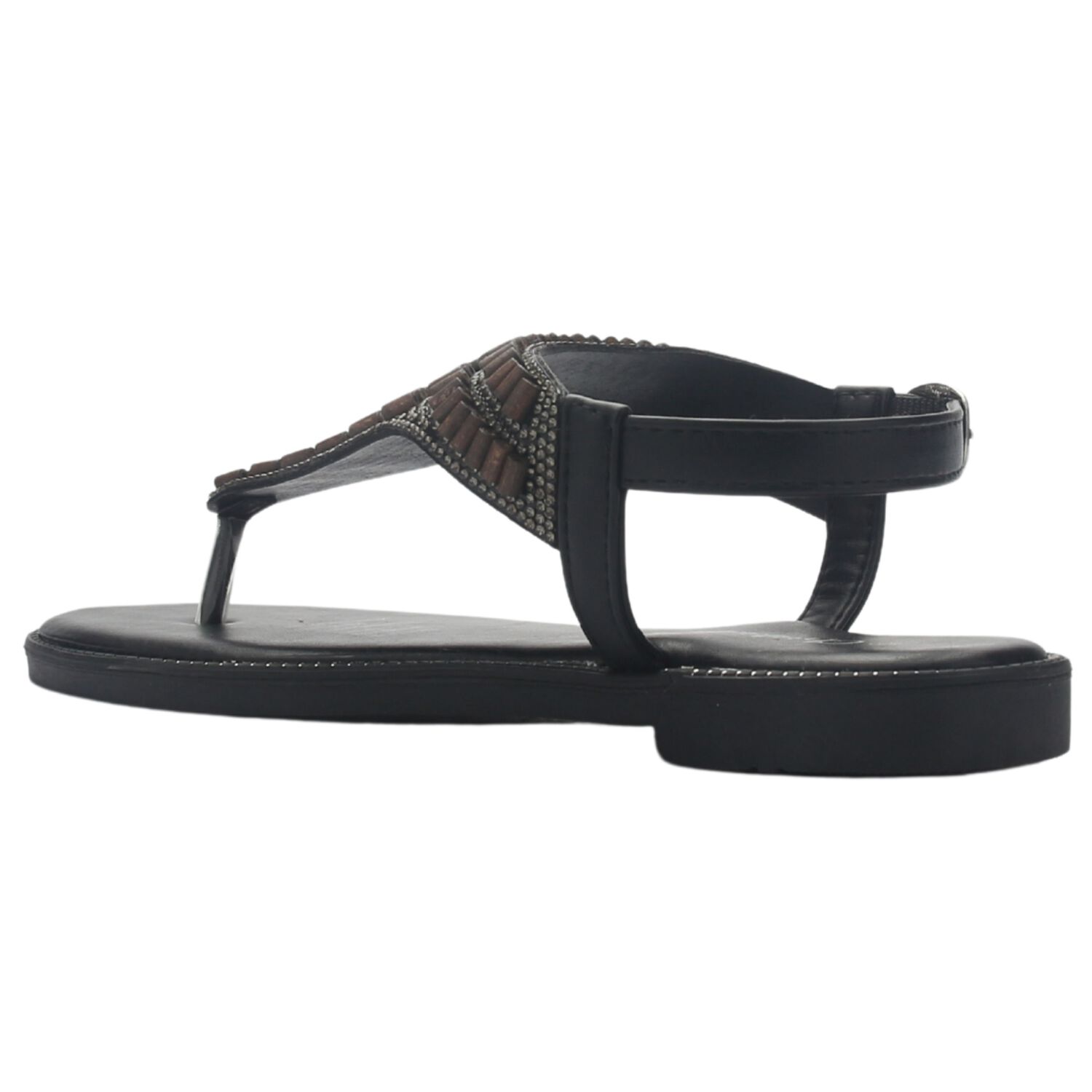 Sandalia Mujer Casual Negro Chalada Buckel-5 image number 3.0