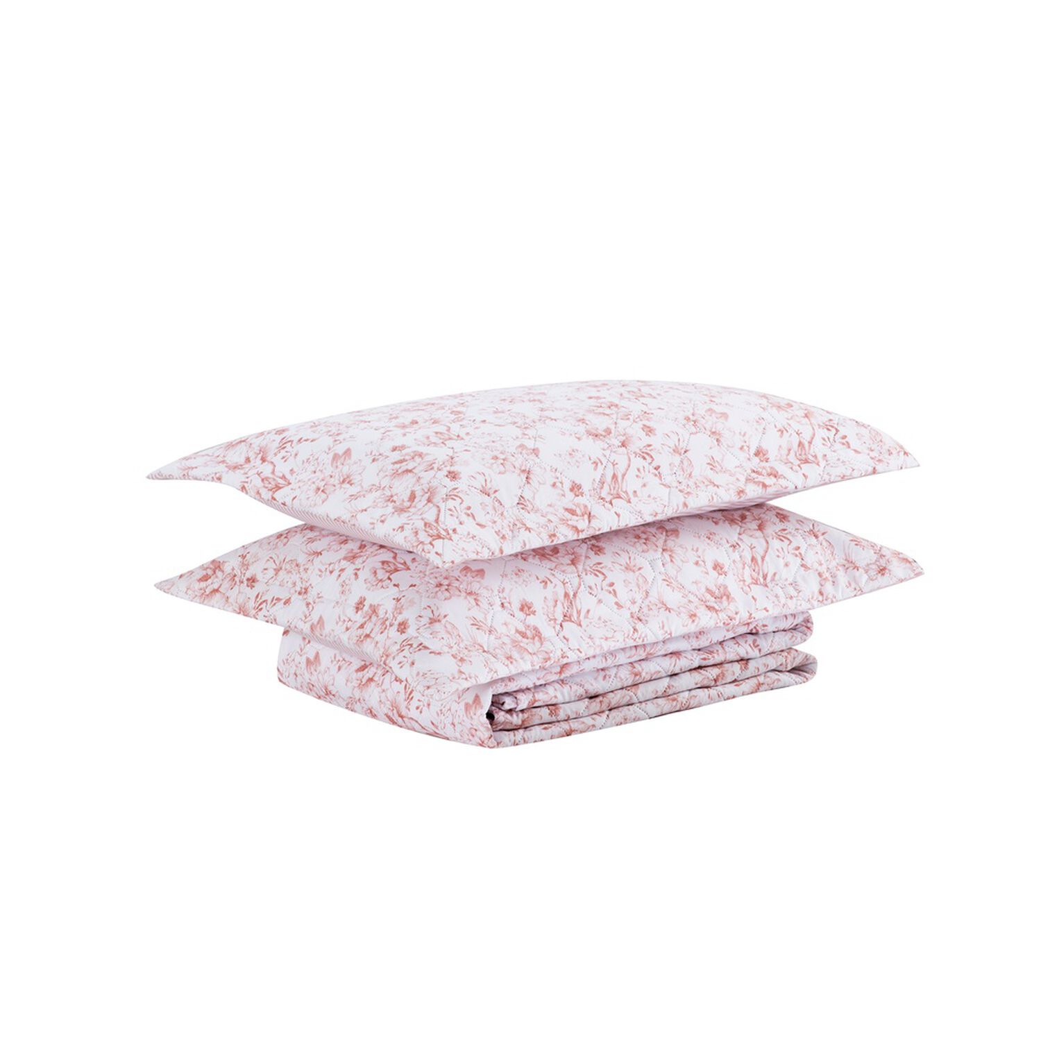 Quilt Andes Printed Rayas Rosas King image number 2.0