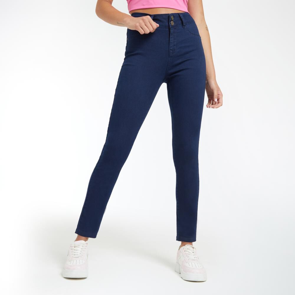 Jeans Tiro Alto Super Skinny Push Up Mujer Freedom image number 0.0