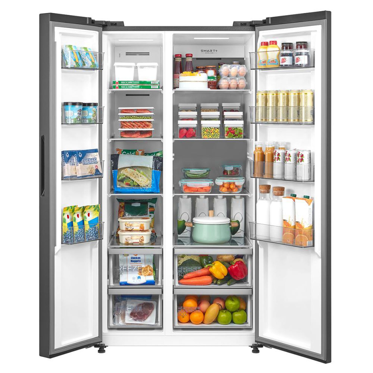 Refrigerador Side By Side Midea MDRS791FGEDX / No Frost / 592L / D image number 6.0