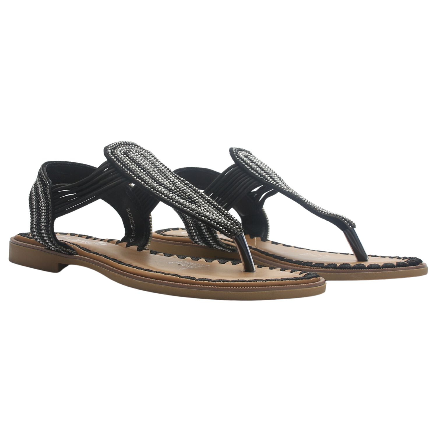Sandalia Mujer Casual Negro Chalada Greca-67 image number 4.0