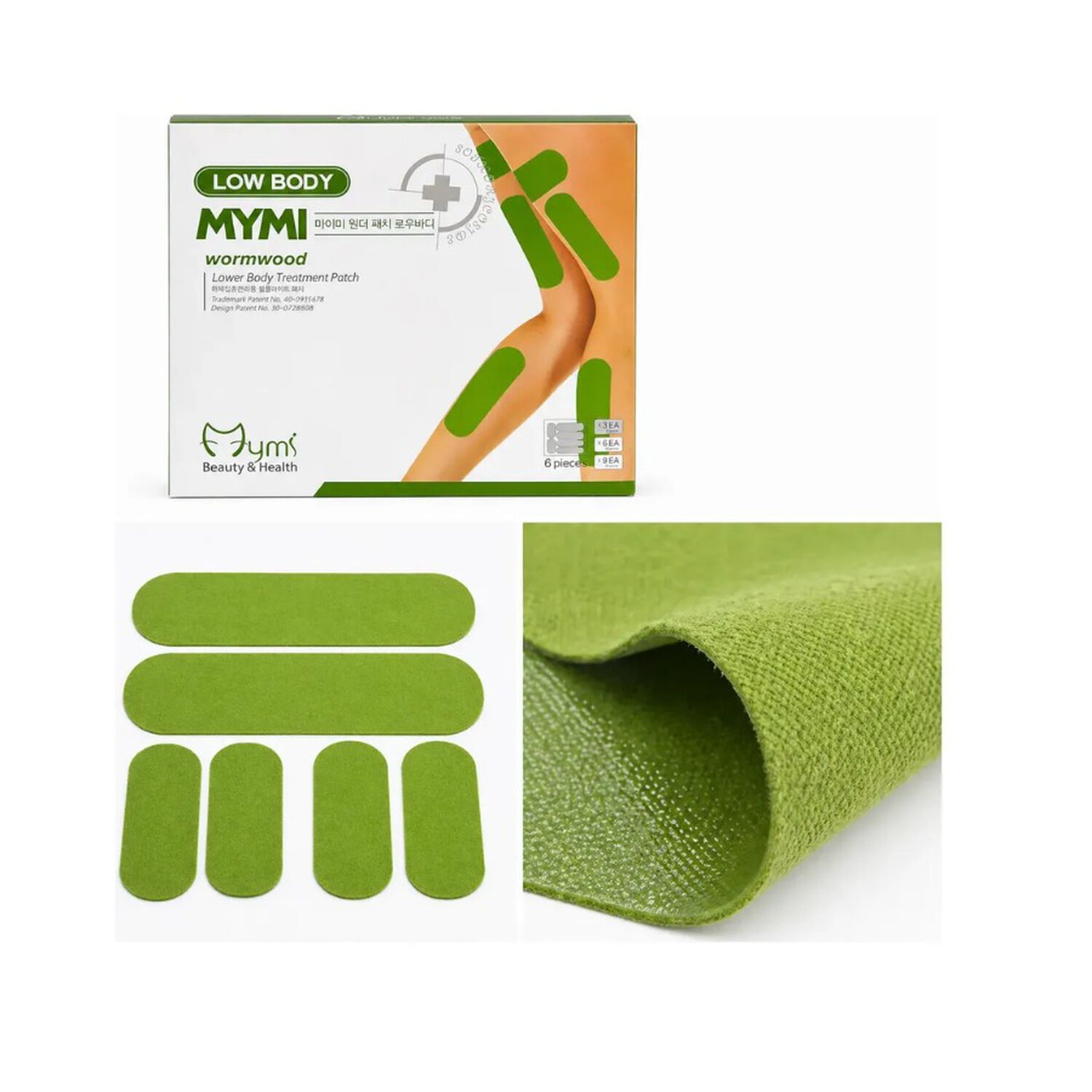 Pack De 4 Cajas (24 Unidades) Parches Reductores Coreanos Para Piernas Y Celulitis image number 1.0