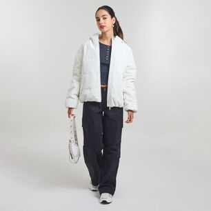 Parka Regular Cuello Alto Con Capucha Mujer Freedom