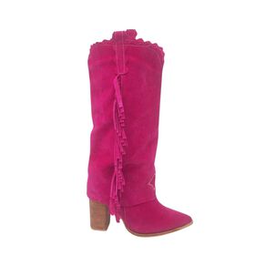 Bota Allyson Fucsia Pao Pecados