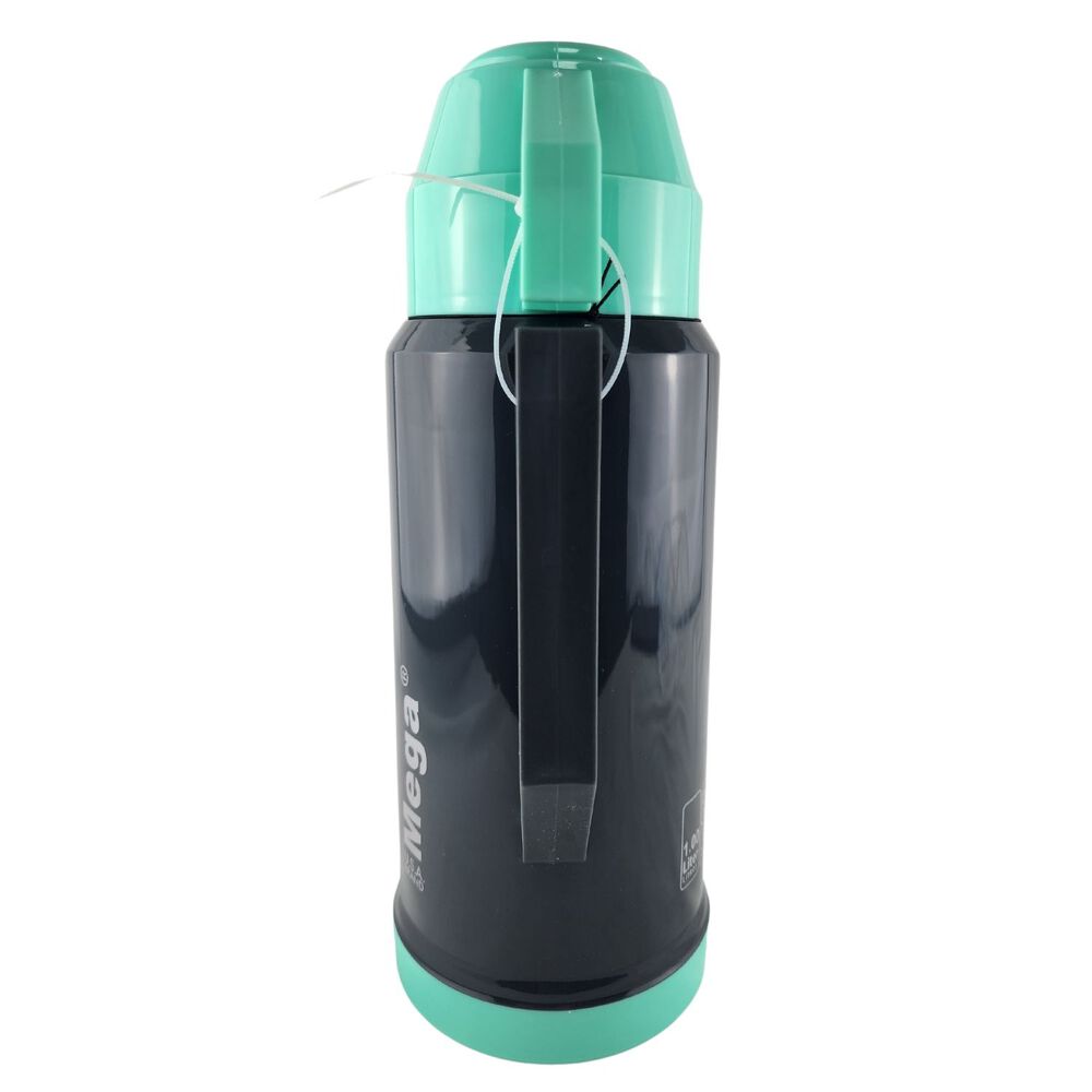 Termo Mega 1l New Megatemp Bebidas Calientes Frias Con Tazas Turquesa image number 1.0