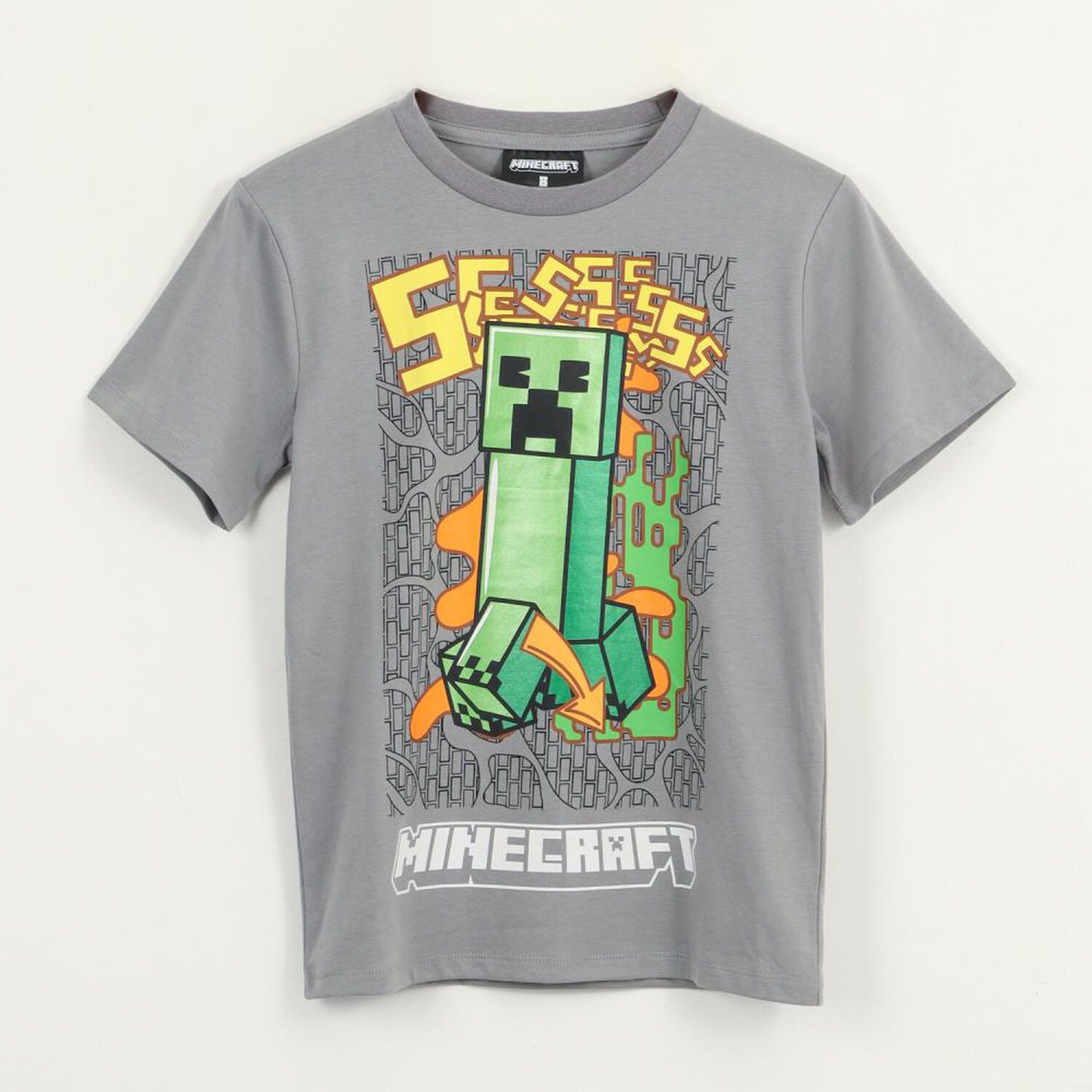 Polera Mc Ni&ntilde;o Creeper Minecraft image number 0.0