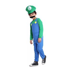 Disfraz De Luigi Para Ni&ntilde;os - Mario Bros