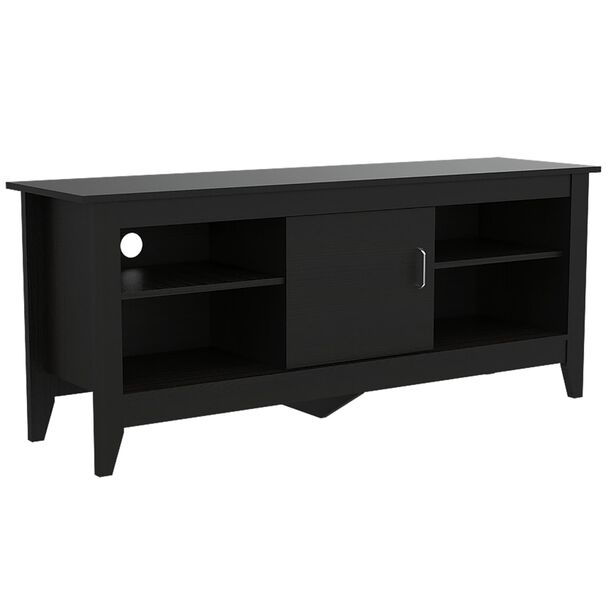 Rack Tv 65" 1 Puerta Fm-005n Negro