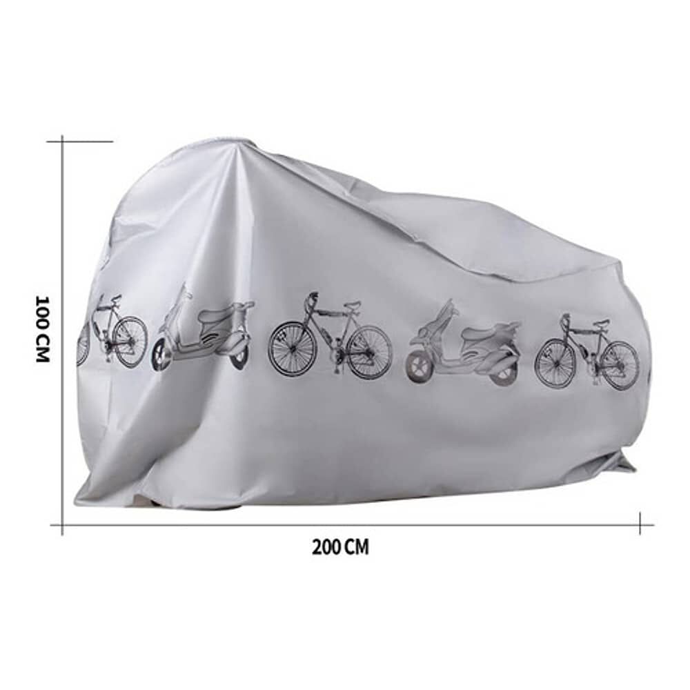 Pack X 2 Funda Carpa Lona Cubre Moto Bicicleta Con Dise&ntilde;o image number 3.0