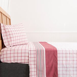 Sabana Estampada 144 Hilos 1 P Tartan