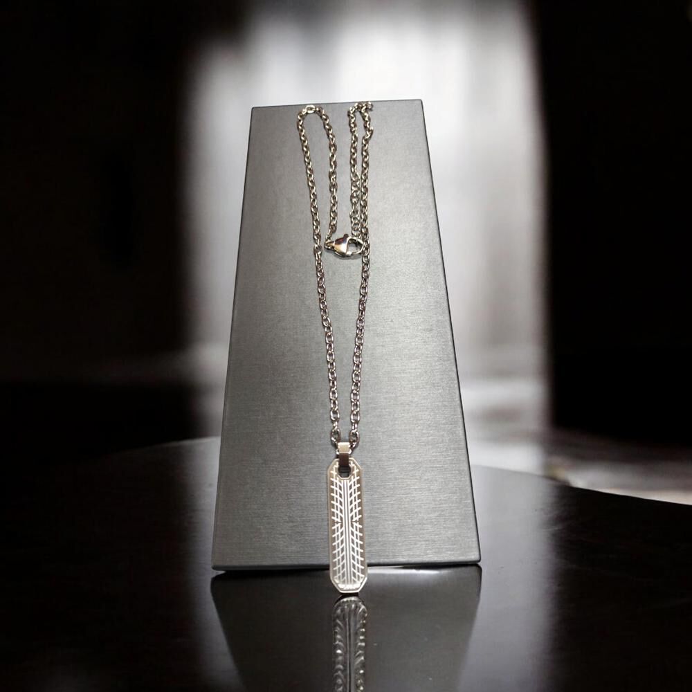 Cadena De Hombre Cat J001n00122 Plateado image number 1.0