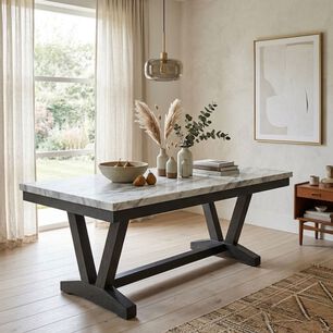 Mesa De Comedor Elegante Rodeus Rectangular