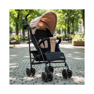 Coche Paragua Khronos Beige Rosado Bebesit