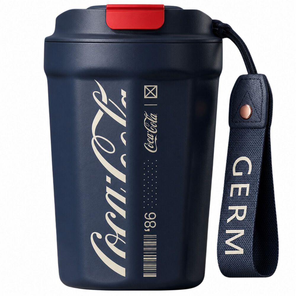 Vaso Termico Mug Germ Coca-cola Acero Inoxidable 390ml Navy image number 1.0