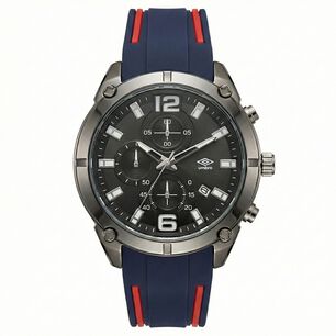 Reloj An&aacute;logo Hombre Umbro Plus Azul/rojo Umbp-1500-92