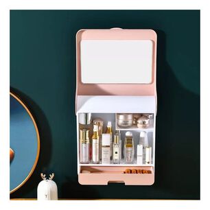 Organizador Maquillaje Caja Port&aacute;til Espejo Tocador