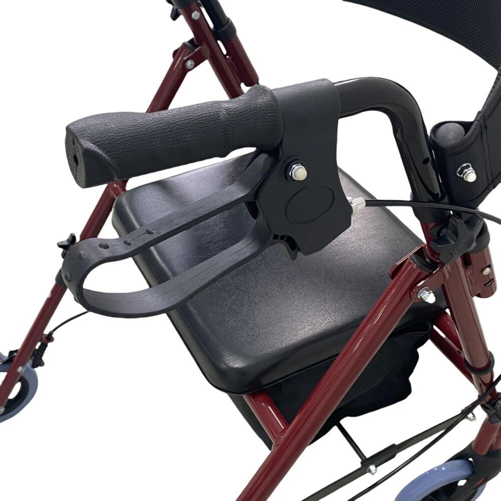 Andador Burro Ortop&eacute;dico 4 Ruedas Asiento Y Canasto image number 3.0