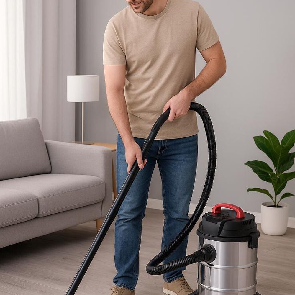 Aspiradora Industrial Profesional 18l 1500w Acero Inoxidabl image number 1.0