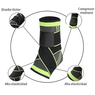 Tobillera Venda Elastica Ortopedica Compresi&oacute;n Dolor Tobillo