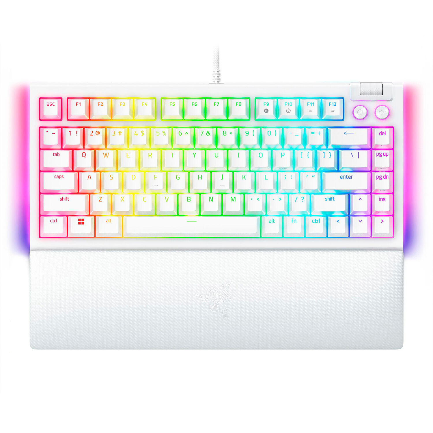 Teclado Gamer Razer Blackwidow V4 75% Switch Orange Mercury image number 0.0