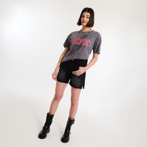 Polera Manga Corta Cuello Redondo Mujer Rolly Go Polera Manga Corta Cuello Redondo Mujer Rolly Go