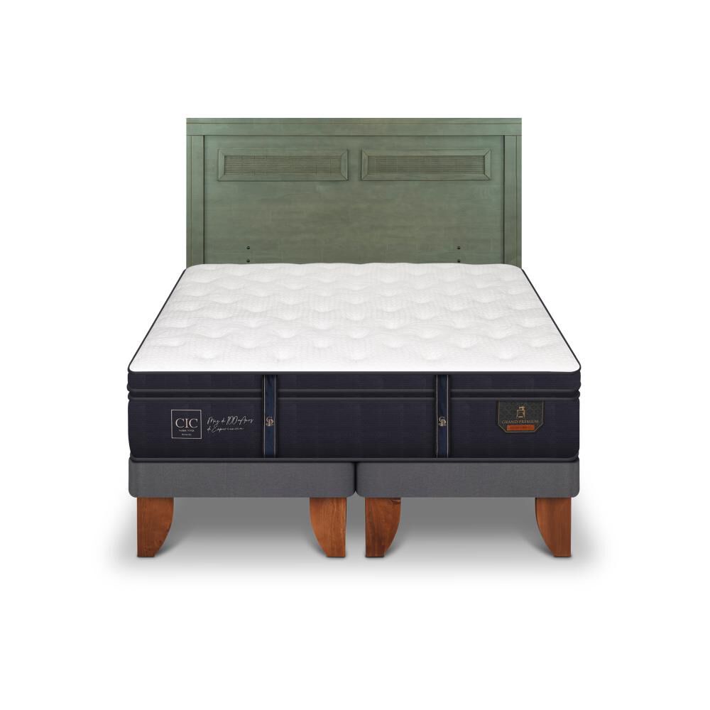 Cama Europea Cic Linea Premium / King / Base Dividida + Respaldo image number 0.0