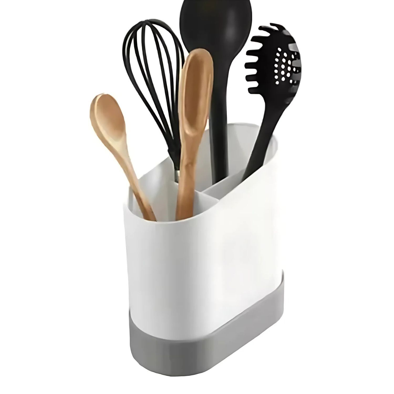 Escurridor De Cubiertos Organizador Cocina Moderno Blanco image number 2.0