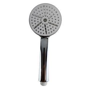 Cabezal Ducha Redondo Flujo Fijo Mango Ergonómico Ahorro Agua
