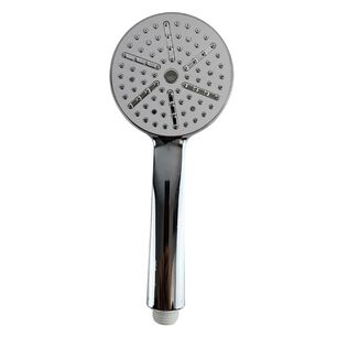 Cabezal Ducha Redondo Flujo Fijo Mango Ergon&oacute;mico Ahorro Agua