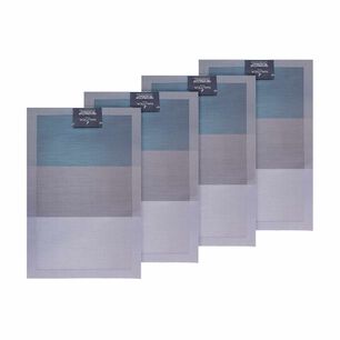 Pack 4 Individuales De Mesa Nautica Home 45x30cm Degrade Azul