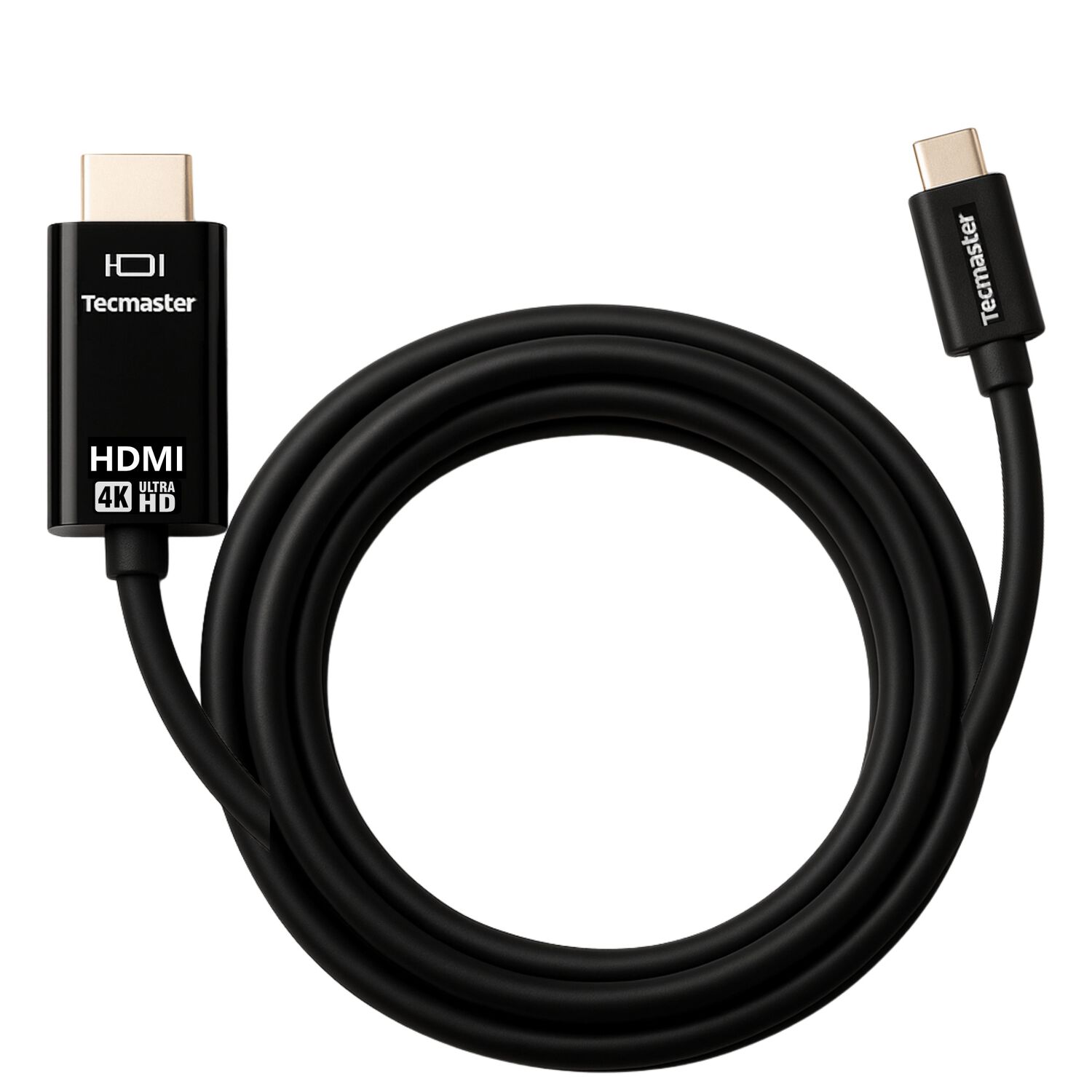 Cable Hdmi Type-c 4k Uhd 1.8m Tecmaster Tm-100539 High Speed image number 0.0