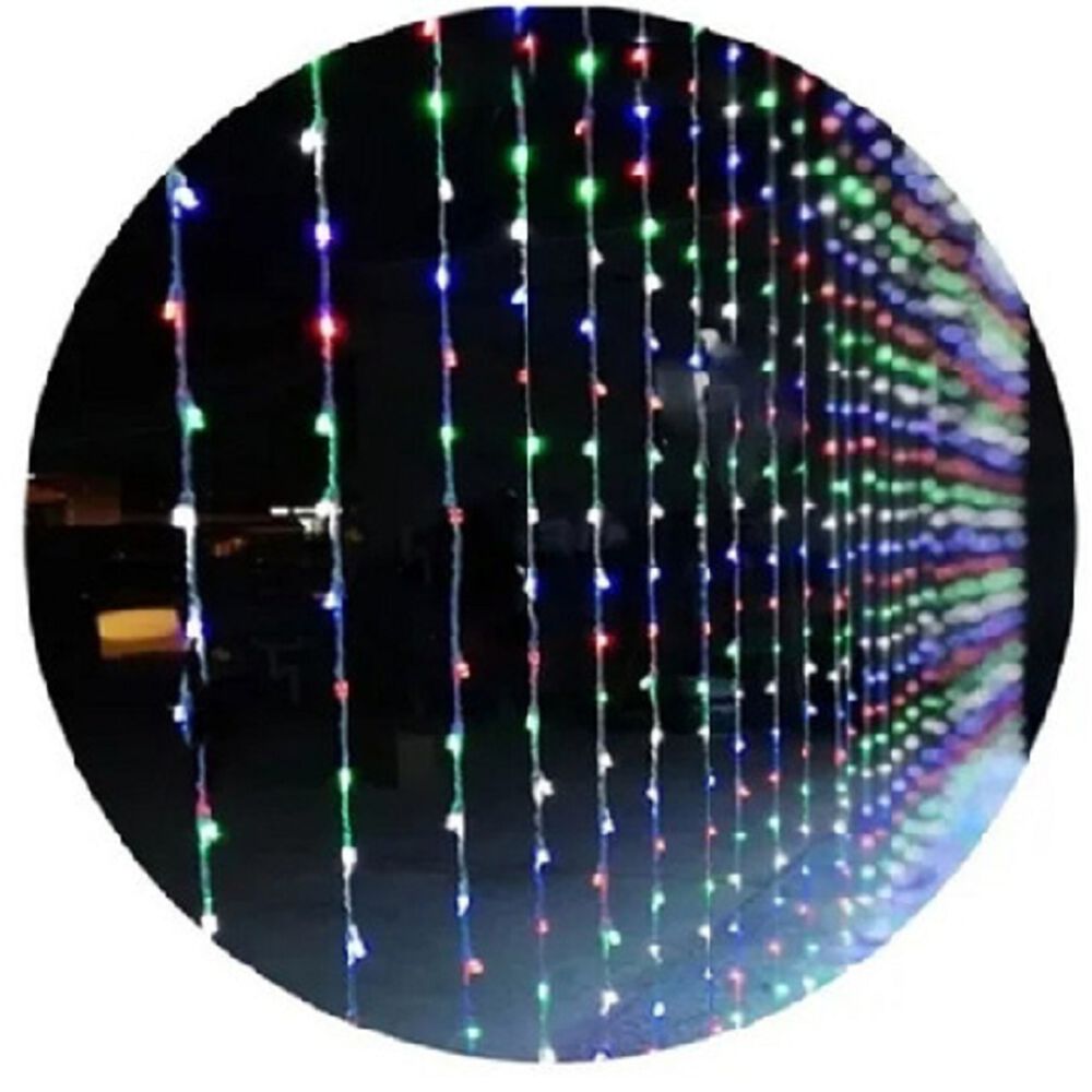 Cortina De Luces Led Multicolor 3x2 Metros 320 Luces 2022-32 image number 4.0