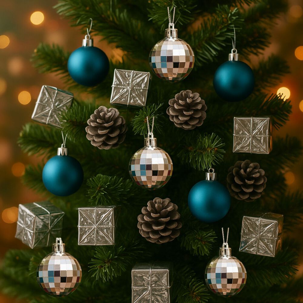 Set 48 Adornos Navideños Decoración Regalos Esfera 5cm Hogar image number 2.0