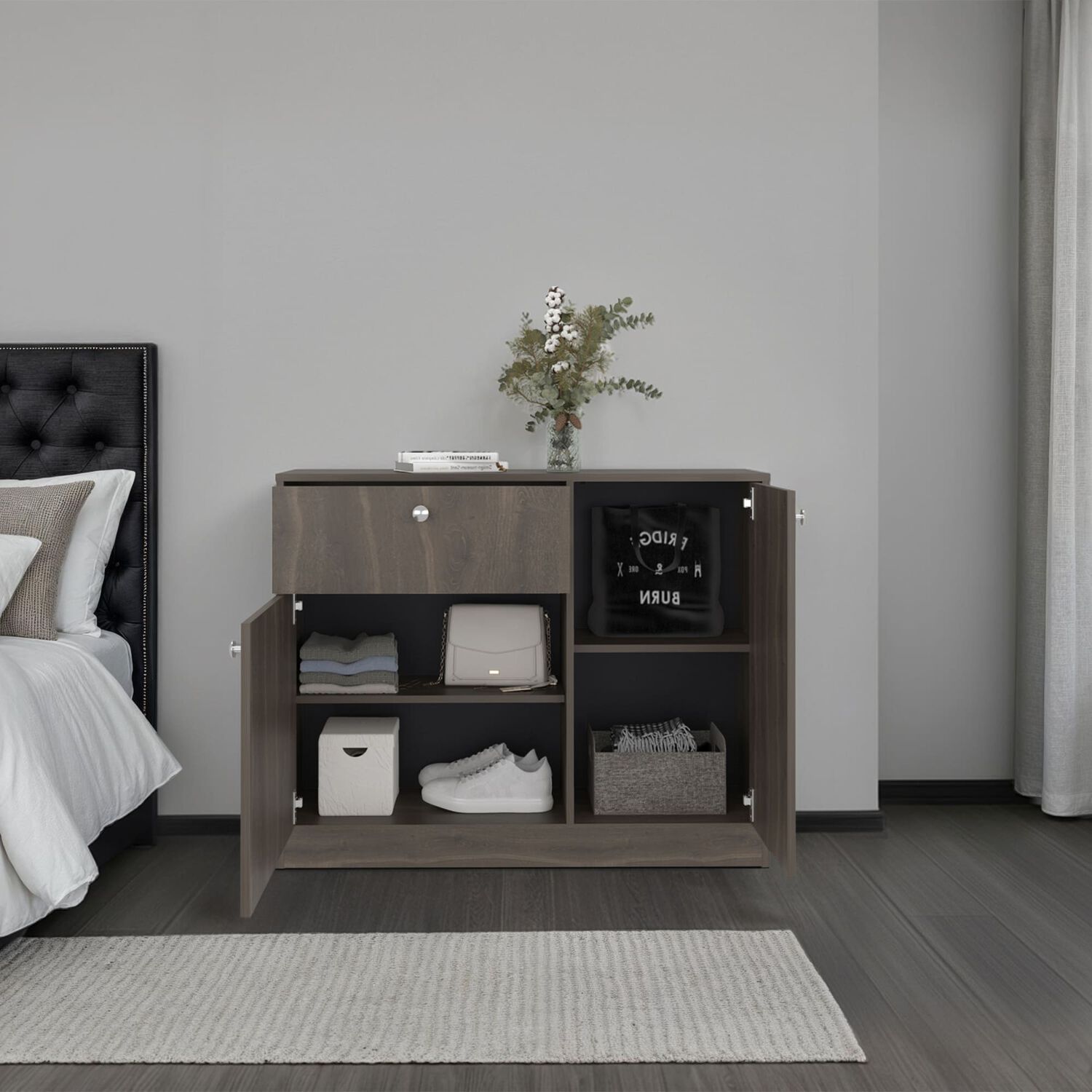 Comoda Fm Furniture 2 Puertas 80x100x30,2 Cm image number 4.0