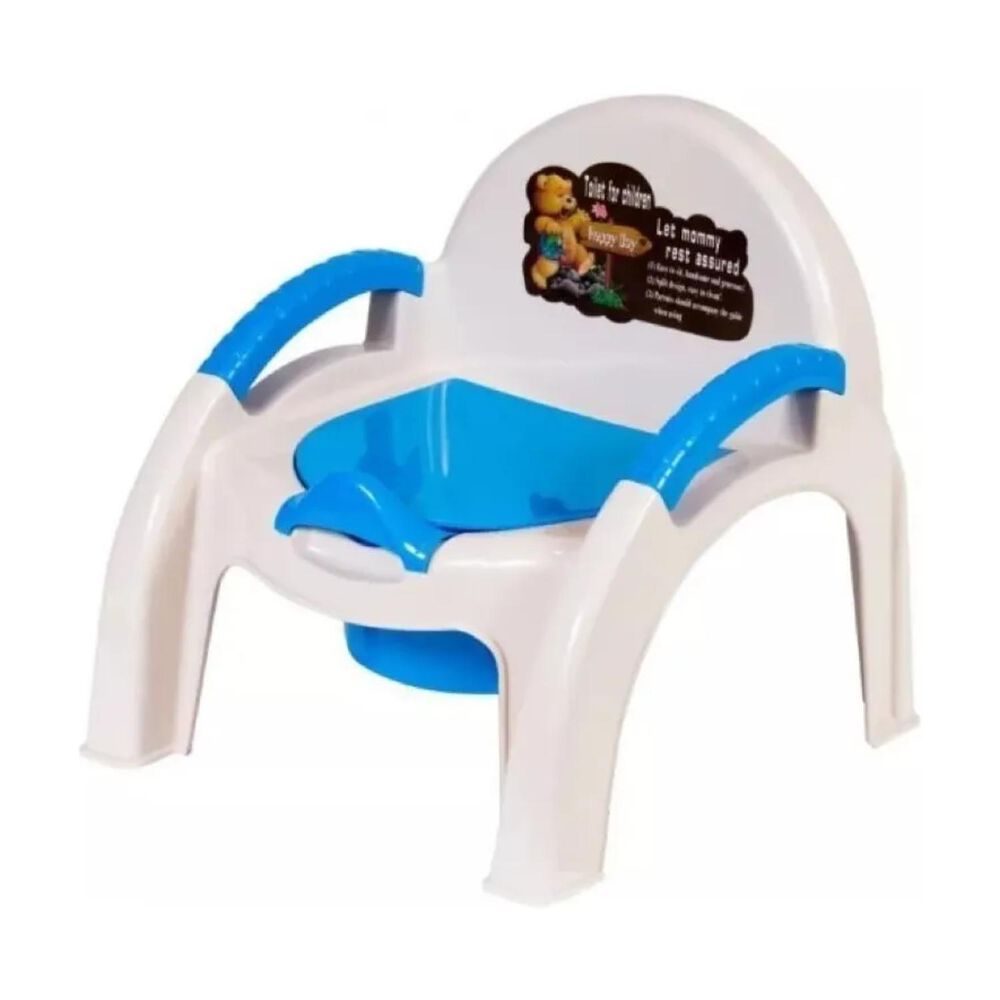 Pelela Silla De Bebes Baño Tapa Desmontable Blanco Celeste image number 0.0